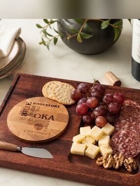 Vintage Baribocraft Wood Charcuterie Board | Mid Century Serving Tray Canada